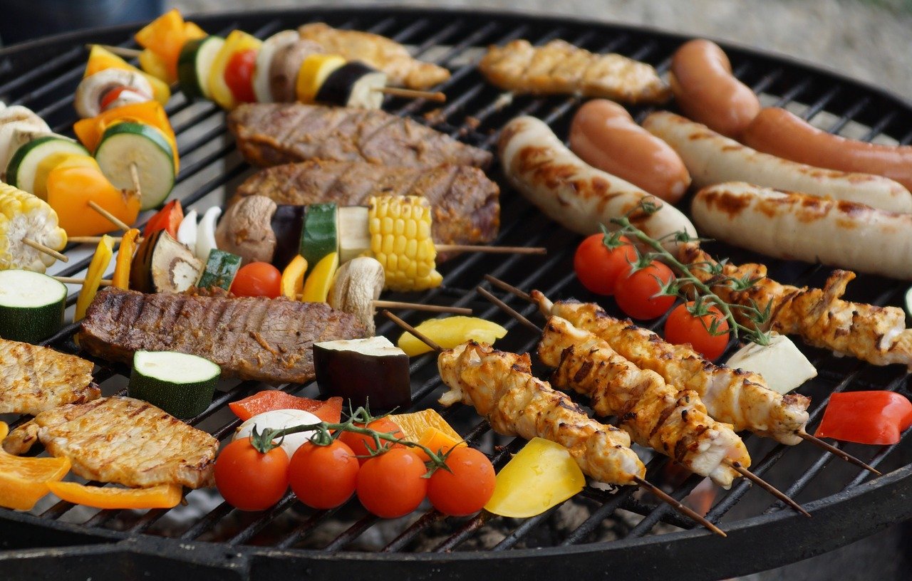 comida a la parrilla